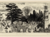 Title: On Lansdown; Drypoint; Edition 3 of 8
